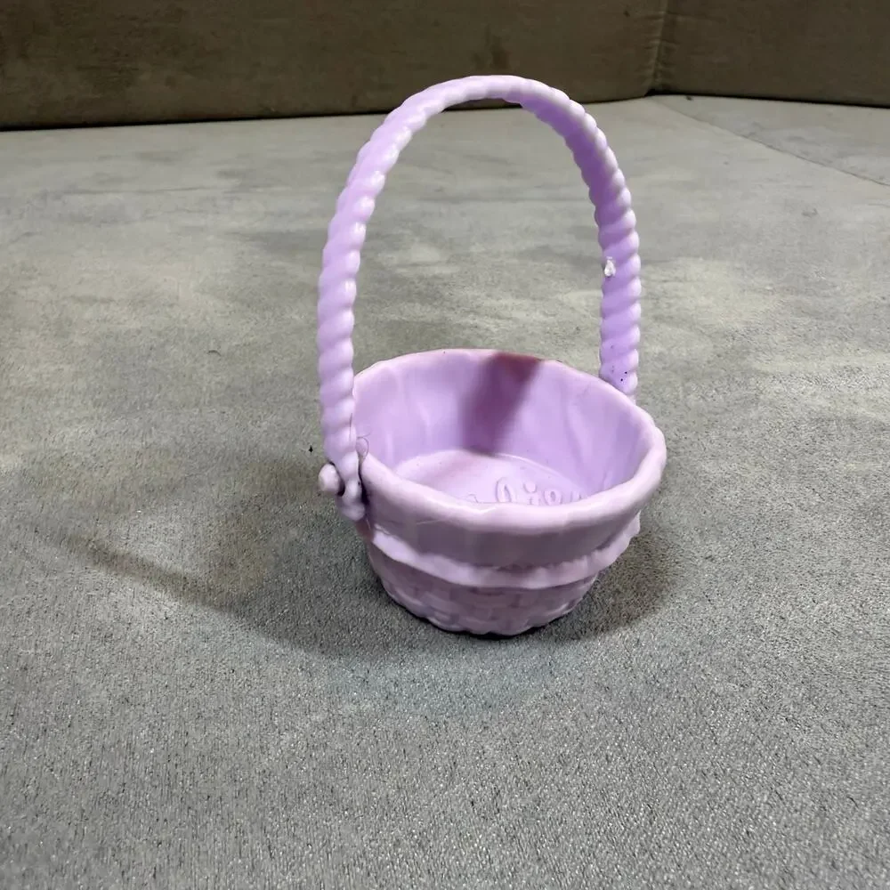 Barbie Purple Basket Mattel 2020 Mini Toy Doll Accessory Easter